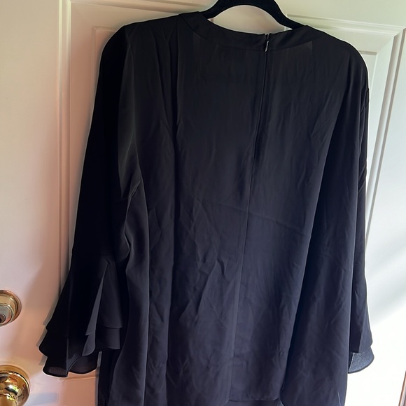 NWOT Joan Rivers blouse size 22W back zipper flared arms - Picture 4 of 6